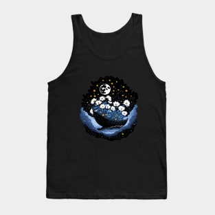 Dreamy Daisies and Starry Night Tank Top